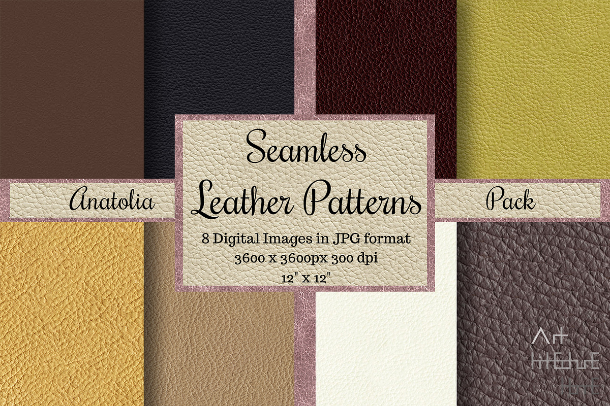 64 Seamless Leather Patterns Set 2, a Texture Graphic by Arthitecture Home (Photo 7 of 10)