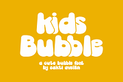 Kids Bubble - Display Font, a Handwritten Font by SaktiAvellin (Thumbnail 1 of 10)
