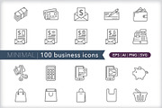 Minimal 100 business icons, an Outline Icon by Picture Window (Thumbnail 5 of 10)