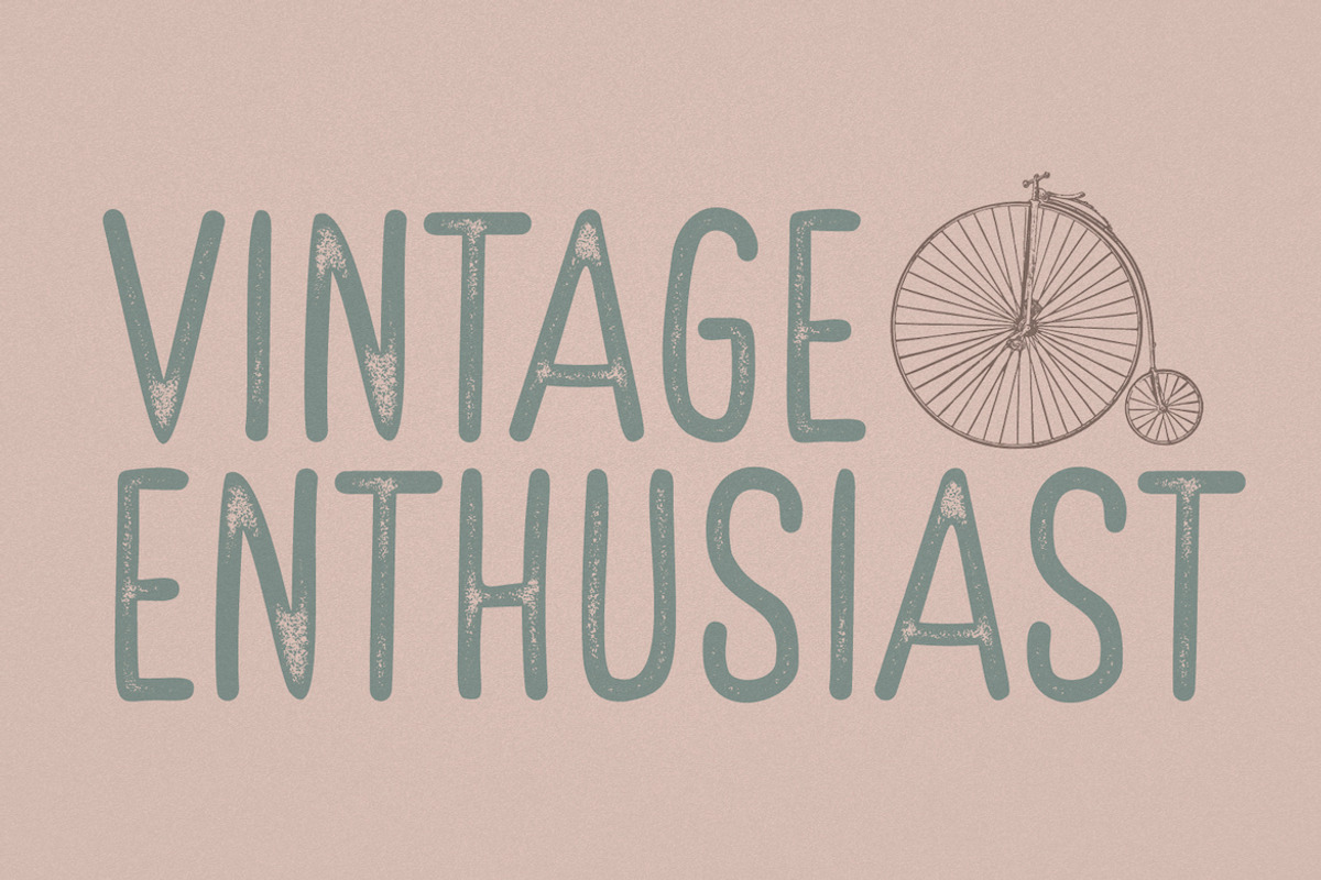 Barbarous Vintage Sans Serif Font, a Sans Serif Font by CreateBigSupply (Photo 2 of 8)