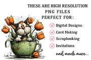 Whimsical Easter Cat Clipart, an Illustration by OK Design (Thumbnail 4 of 6)