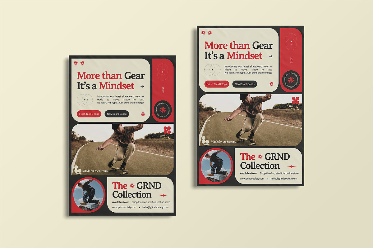 Grind Society - Poster Template, a Poster Template by StreaksideStd (Photo 2 of 3)