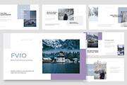 Fvio : Cozy Winter Google Slides, a Presentation Template by Punkl Camp (Thumbnail 1 of 16)