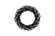Hand Drawn Wreath Frame Bundle, an Illustration by yasushie (Thumbnail 35 of 51)