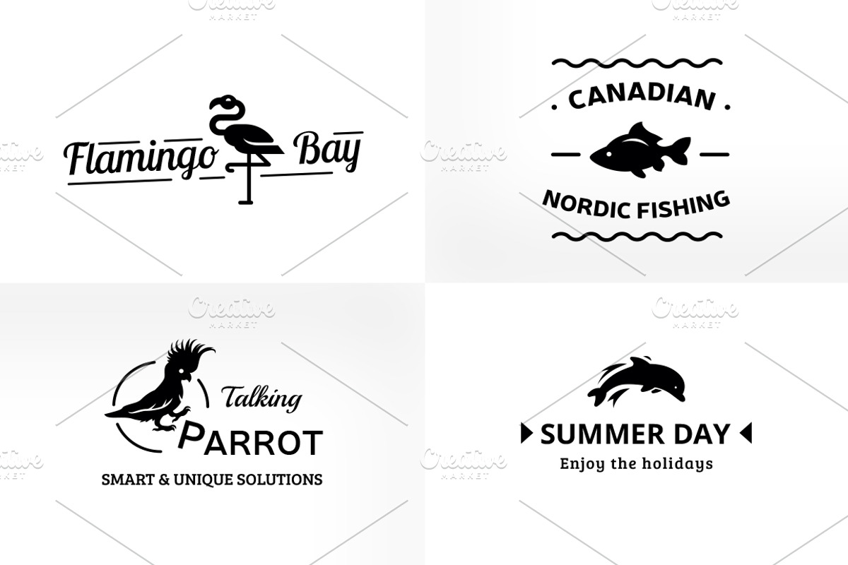Vintage & Creative Animal Logo Badge, a Branding & Logo Template by Manudesign (Photo 5 of 9)