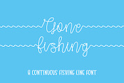 Gone Fishing - a fishing font!!!, a Font by Little Type Factory (Thumbnail 2 of 16)