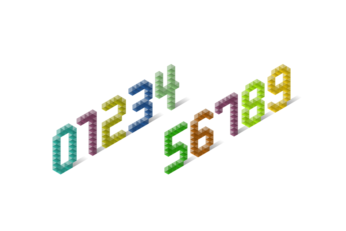 Isometric Alphabet + Numbers, an Object Graphic by Lukino (Photo 3 of 3)