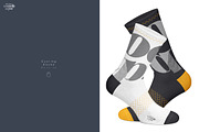 Cycling Socks 3 Types Mockup, an Apparel Mockup by Denny's Mock-ups (Thumbnail 1 of 6)