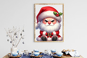 Christmas Funny Grumpy Santa Clipart, a Work Illustration by Dream Creation (Thumbnail 4 of 6)