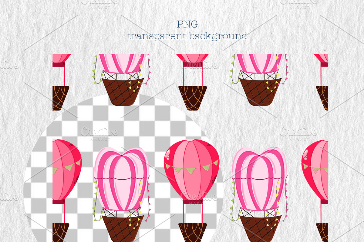 Hot Air Ballons Seamless Pattern, a Decorative Illustration by Oleksandra Illustrates (Photo 6 of 12)