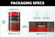 2lb Whey Protein Jar Mockup B3-Pro, a Packaging Mockup by Design Warlord (Thumbnail 13 of 16)