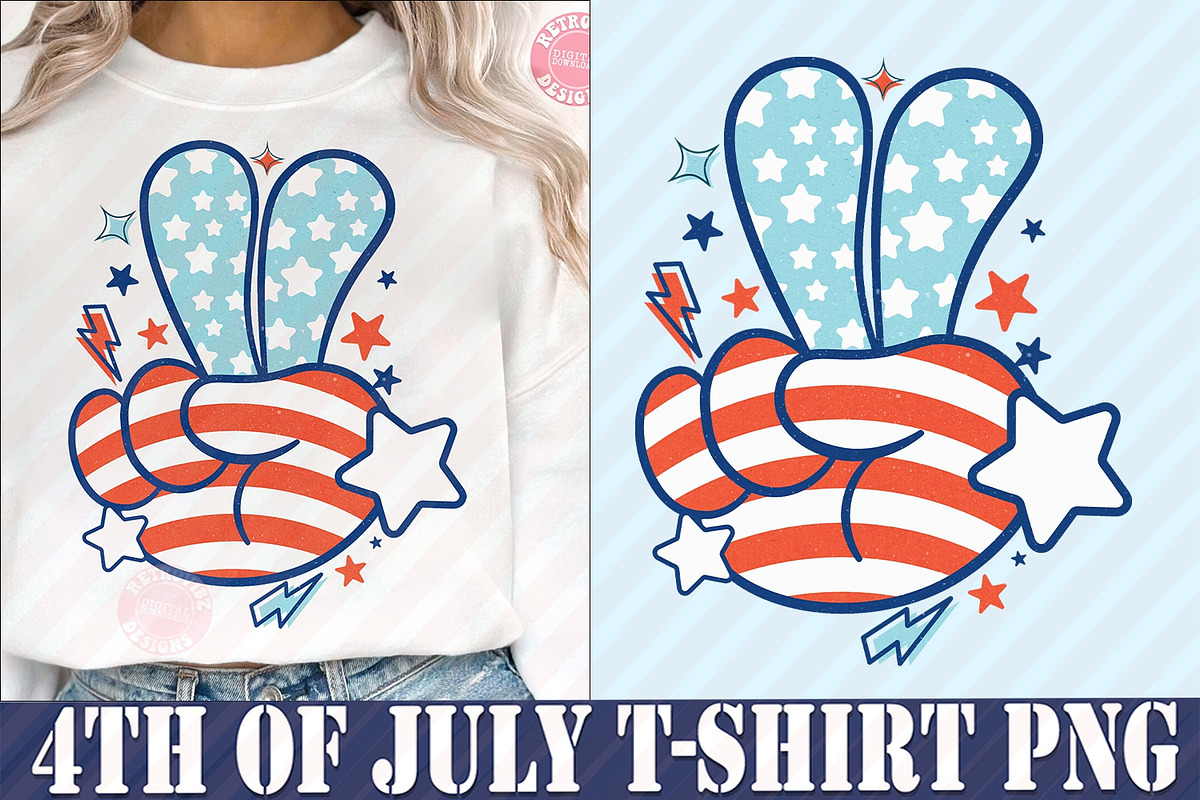 4th of July Kids Png Bundle, an Object Graphic by RETROVIBZDESIGNS (Photo 2 of 7)