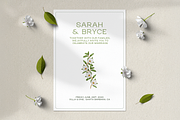 Green Invitation Set Templates, an Invitation Template by Paraná Studio (Thumbnail 3 of 8)