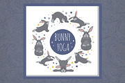 Bunny yoga, an Animal Illustration by pet design shop (Thumbnail 3 of 4)