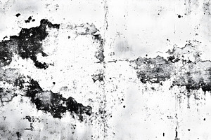 Distressed White Wall Texture with Black Grunge Pattern, a Background Photo by Photostock