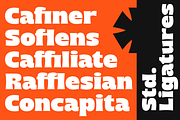 Concapita - Fat Display, a Sans Serif Font by LoneArmy (Thumbnail 5 of 15)