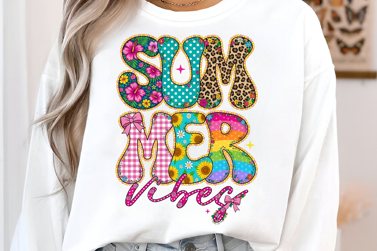 Summer T-shirt Sublimation, an Illustration by Libby Wishes (Photo 3 of 4)