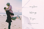 La Paloma - Handwritten Font, a Script Font by Fikryal Studio (Thumbnail 7 of 8)