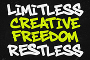 Strum Genks – Graffiti Display, a Handwritten Font by Black Junst (Thumbnail 7 of 7)