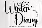 Winter Diary, a Handwritten Font by InermediaSTUDIO (Thumbnail 1 of 8)
