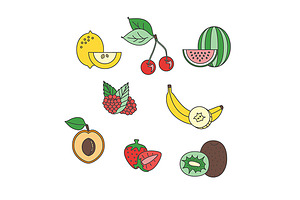 Fruits set