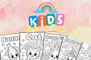 Fruit Coloring Book for Kids 30 Page, an Education Illustration by Mohammad Sarfaraz (Thumbnail 2 of 3)
