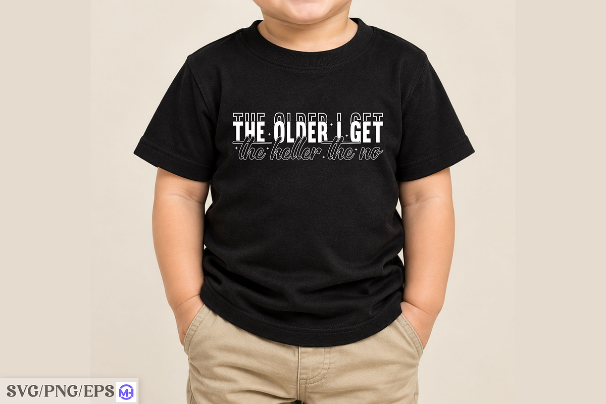 The Older I Get the Heller the No, an Object Graphic by mh_arif (Photo 3 of 4)