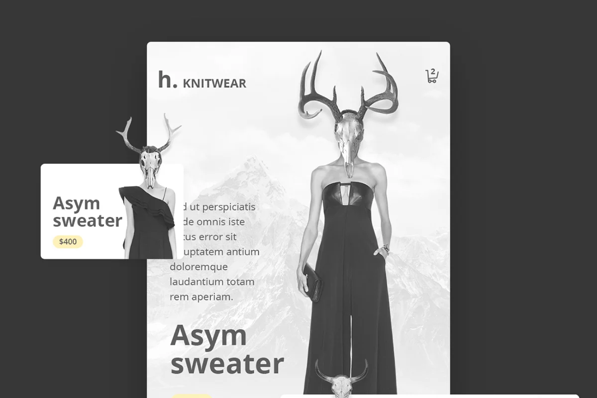 Hobi - Fashion App Design UI Kit, an App Template by Capi Product (Photo 2 of 5)
