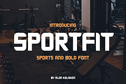 Sportfit, a Sans Serif Font by alon kelakon (Thumbnail 1 of 6)