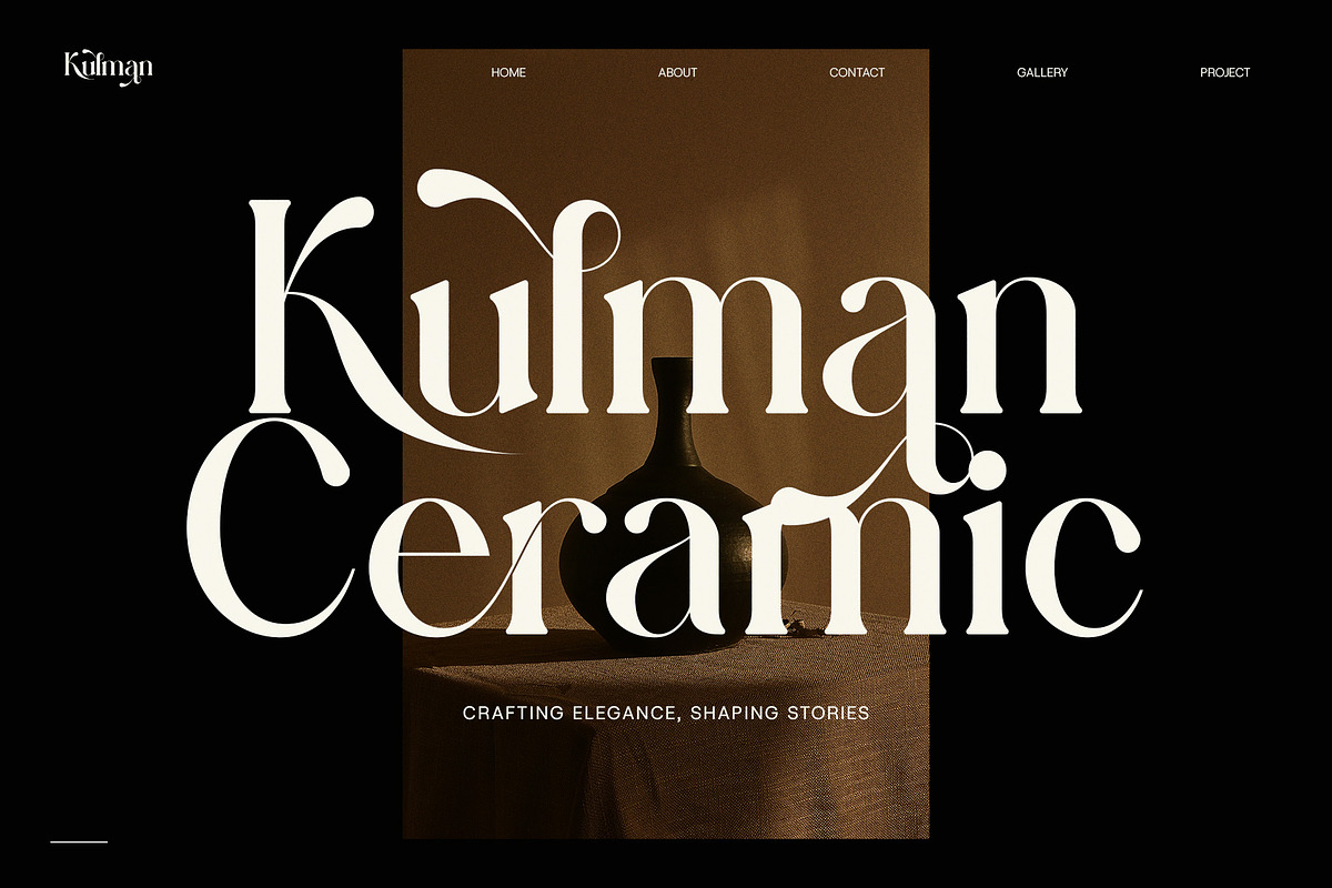 Figken Elegant Serif Font, a Serif Font by Graphicxell (Photo 2 of 8)