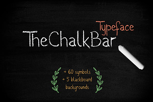 The Chalk Bar Typeface, a Handwritten Font by Monogram