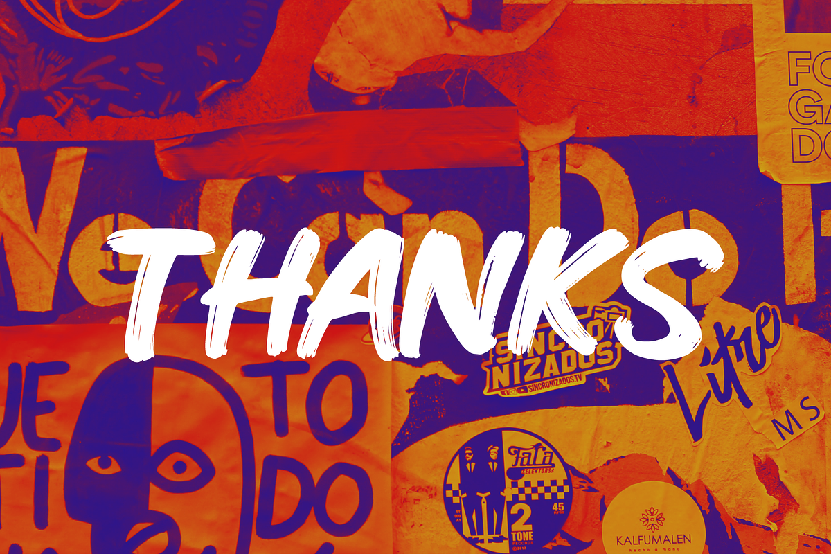 Anarchy Brush Font, a Font by Pen Culture (Photo 9 of 9)