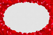 Rose Petals Couple Heart Frame, an Object Graphic by pixelworkz (Thumbnail 4 of 5)