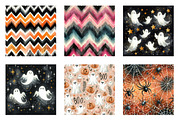 Cute Halloween Digital Papers,, a Pattern Graphic by CreationArt (Thumbnail 6 of 7)