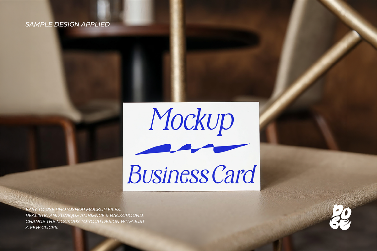 Business Card Mockup Set, a Books & Magazine Mockup by DOBE Studio (Photo 7 of 9)