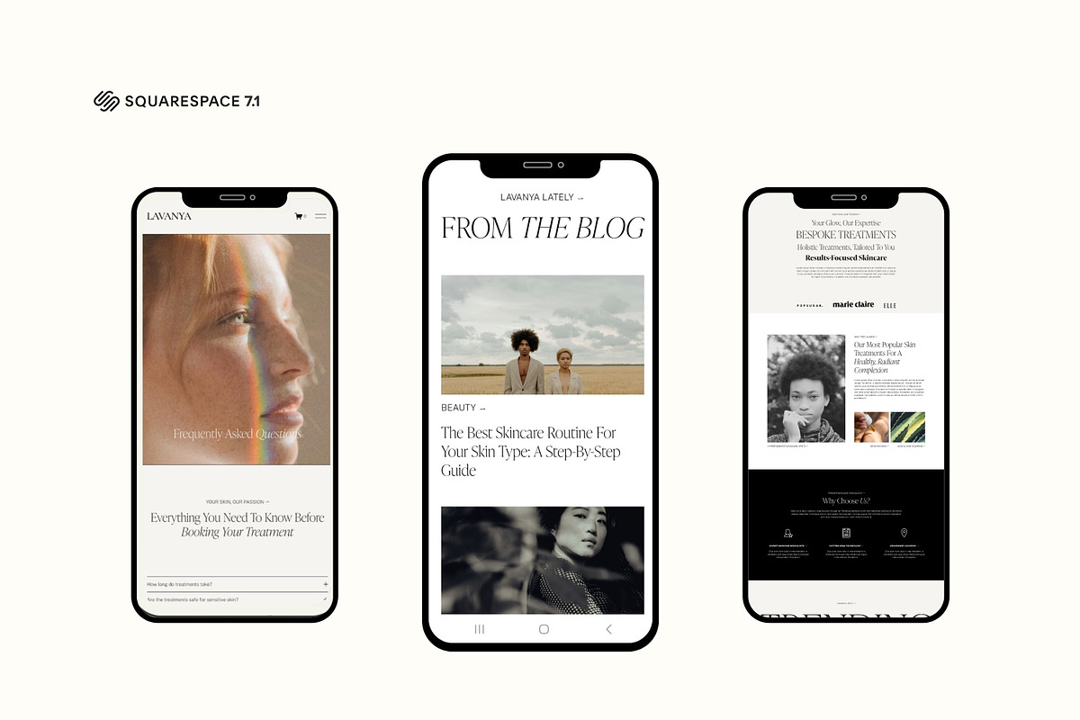 Squarespace 7.1 Website Template, a Squarespace Template by Iris Avenue Studio (Photo 4 of 7)