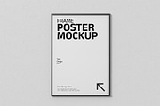 Minimal Poster Frame Mockup, a Product Mockup by graphypix (Thumbnail 4 of 4)