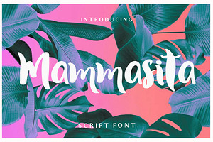 Mammasita Script Font