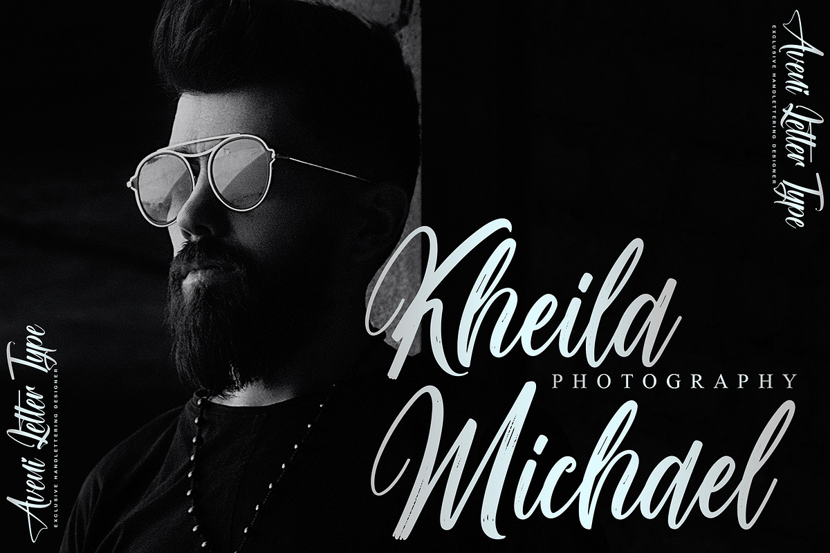 Brushell Silhouette | Handwriting, a Handwritten Font by Aveni Letter Type (Photo 7 of 10)