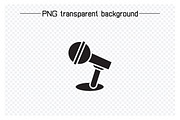Microphone Icons Set, a Solid Icon by Designfour (Thumbnail 4 of 7)