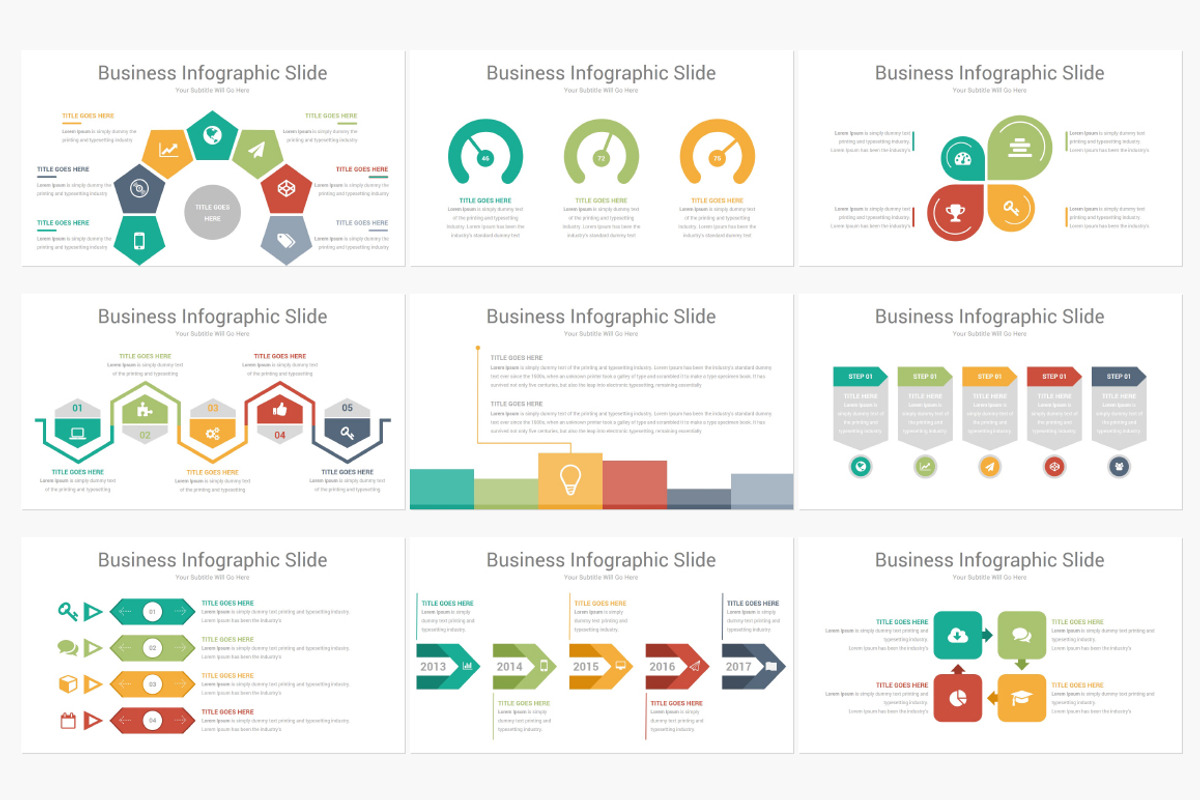 60% OFF-Complete Infographics Bundle, a Presentation Template by SlideArt (Photo 9 of 51)