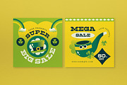 Green Cartoon St Patrick Sale Banner, an UI Kit Template by graphicook (Thumbnail 3 of 5)