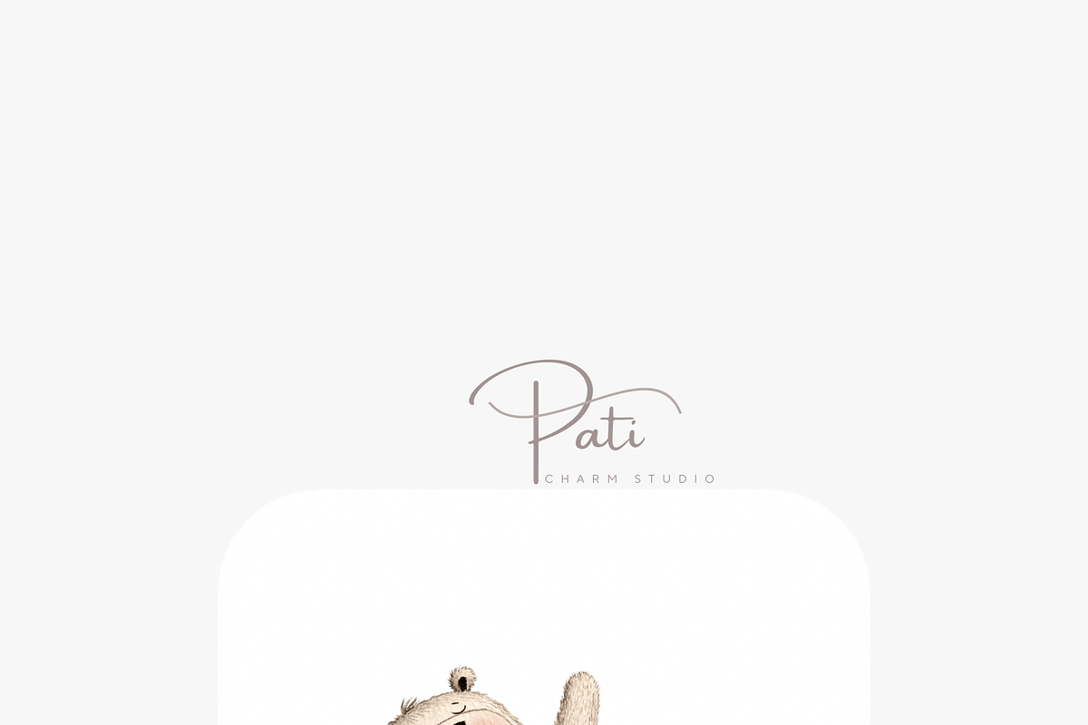 20 Valentine Bear Clipart, an Animal Illustration by Pati Charm Studio (Photo 6 of 8)