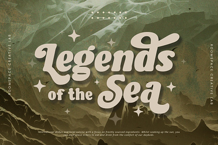 Legends of the Sea - Rounded Vintage, a Serif Font by roomspace