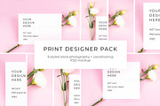 Styled Card & Print Mockup Bundle, a Print Template by Citrus and Cinnamon (Thumbnail 1 of 11)