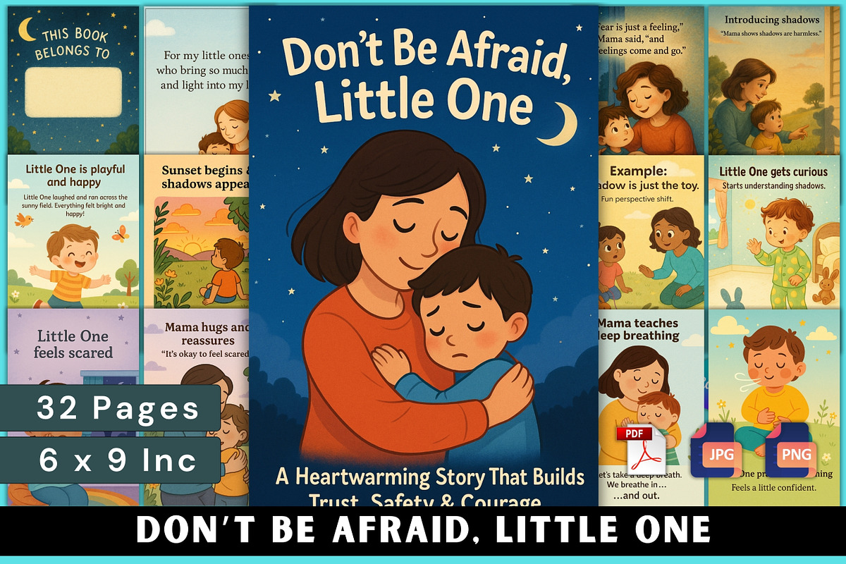 Don’t Be Afraid, Little One, a Print Template by Designmela01 (Photo 1 of 7)