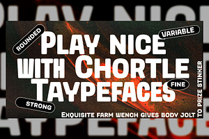 Chortler Display Font Family