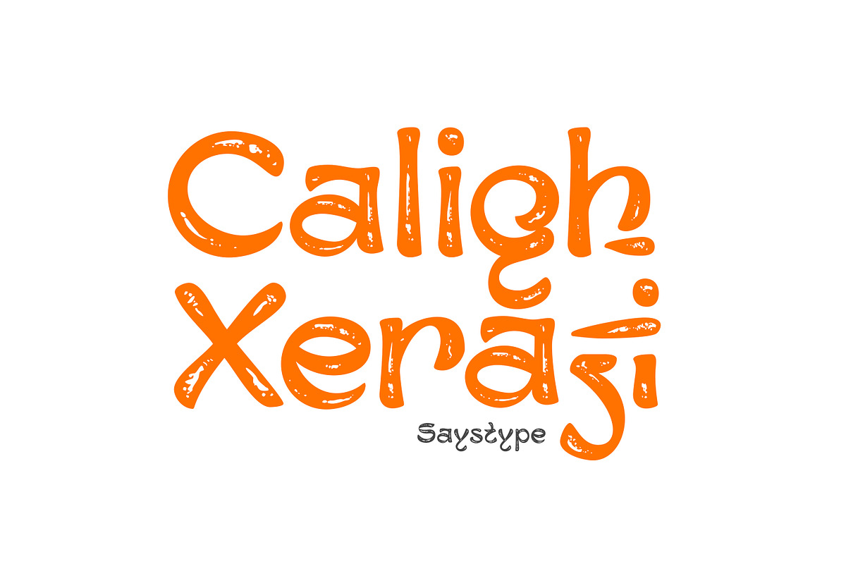Zhacsy Font, a Font by Saystype (Photo 4 of 6)
