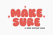 Make Sure, a Script Font by InermediaSTUDIO (Thumbnail 1 of 8)