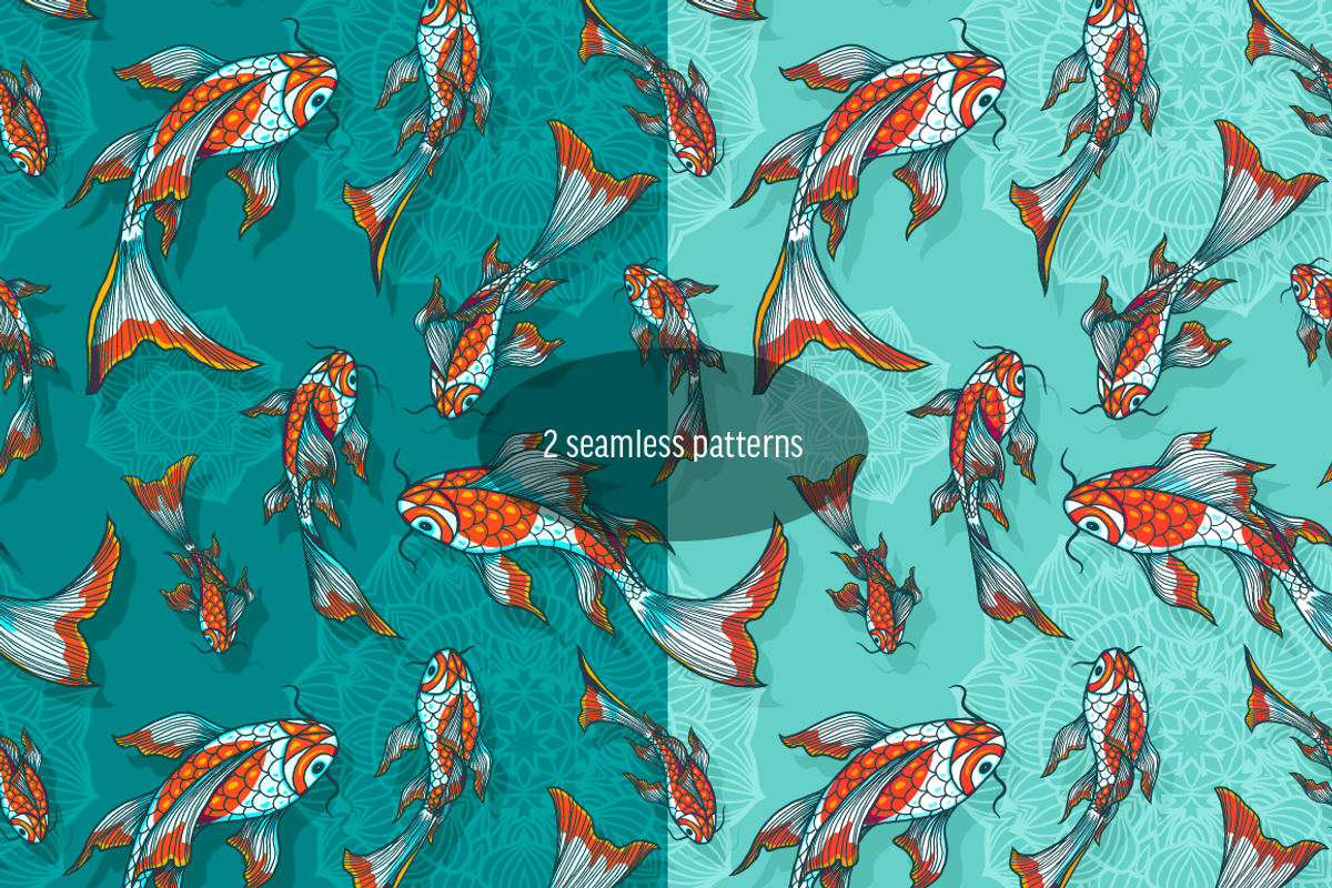 Koi fish set, an Object Graphic by zmeizza (Photo 4 of 5)